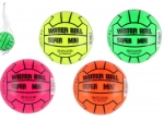 Mingea mini de apă 14 cm în plasă – 4 culori neon
