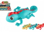 Cameleon din plastic cu mecanism pe arcuri pentru apă pentru copii