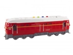 Locomotivă din plastic cu baterii, cu sunet și lumină, 35 cm