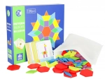 Puzzle mozaic din lemn Montessori 155 piese