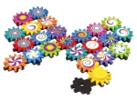 Set de roți dințate PLAYGO – set de construcție interactiv pentru copii
