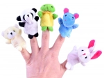 Set de marionete de deget din pluș – animăluțe, 10 buc
