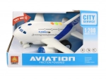 Avion 1:200 cu mecanism de inerție, lumină și sunet