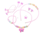 Set la modă cu fluturi – set pentru copii cu bijuterii și accesorii de păr