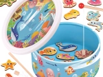 Tooky Toy joc magnetic pescuit peștișori – set din lemn