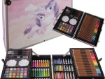 Set de pictură în valiză cu unicorn, 144 piese MAALEO