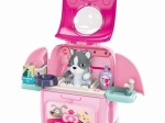 Set 2‑în‑1 rucsac cu animăluț – cățel