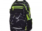 Rucsac școlar Oxy Ombre Electric, negru‑verde