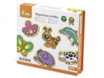Magneti din lemn pentru copii Animale - set 20 buc