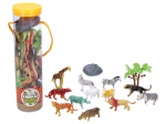 Set de animăluțe în tub – figurine din plastic pentru copii
