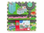 Puzzle din spumă moale oraș pentru podea 118 × 118 cm