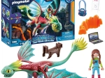 Playmobil Dragons The Nine Realms – figurină dragon și Alex, set de construcție 14 piese