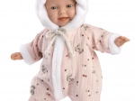 Llorens 63302 LITTLE BABY - păpușă bebeluș realistă cu corp moale din material textil - 32 cm