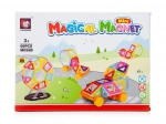 Set blocuri magnetice Magical Magnet Mini 68 piese