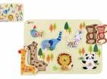 Puzzle din lemn ZOO pentru copii