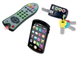 Set Trio Tech Too – chei, telecomandă TV și smartphone pentru copii