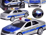Mașină de poliție cu lumini și sunete, uși care se deschid