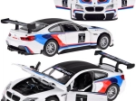 Model metalic BMW M6 GT3 1:32 cu lumină și sunet