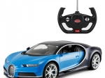 Mașină rc bugatti chiron 1:14 albastră