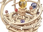 Rokr puzzle 3D din lemn Noapte înstelată – planetariu mecanic cu cutie muzicală