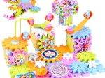 Cărămizi de construcție colorate și mobile pentru copii 165 piese