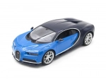 mașină RC Bugatti Chiron 1:14 cu LED și 2,4 GHz de la Rastar – albastru