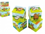 Cuburi din spumă „primele mele animăluțe” 7 × 7 cm, 4 buc