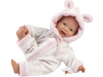 Llorens Little Baby păpușă realistă bebeluș cu corp moale din material textil