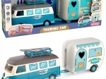 Woopie Caravana XL pro pentru păpuși Set de camping cu remorcă