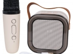 Set karaoke cu microfon wireless și difuzor Bluetooth portabil cu RGB