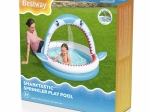 Piscină gonflabilă pentru copii cu duș Sharktastic