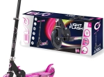 EVO trotinetă pliabilă pentru copii Light Flash cu platformă LED – roz
