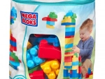 Mega Bloks sac mare de blocuri – albastru (80 piese)