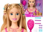 Cap Barbie pentru coafat și stilizat cu accesorii, 20 de piese