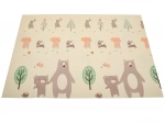 Saltea pliabilă din spumă cu două fețe Arici Urs 195 x 150 cm