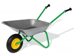 Roabă metalică pentru copii Rolly Toys, gri