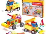 Set de construcție magnetică pentru copii Magical Magnet 162 de piese
