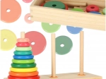 Turn de lemn Hanoi – sortator colorat cu cutie