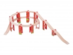 Bigjigs Rail set de căi ferate din lemn pe mai multe niveluri