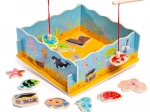 Joc magnetic din lemn pentru pescuit peștișori BIGJIGS TOYS