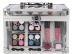 Zmile trusă cosmetică Acrylic – set make-up transparent 42 piese