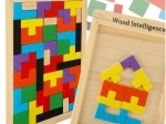 Puzzle din lemn Tetris, 40 piese