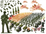 Set colecționar figurine militare 307 bucăți