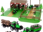 Fermă cu tractor și animale - 102 piese