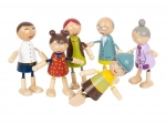 figurine din lemn familie de la Small Foot