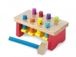 Banc de bătut din lemn MELISSA & DOUG cu țăruși colorați