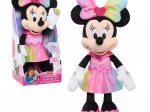 Minnie Mouse jucărie de pluș cântătoare în rochie strălucitoare