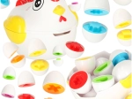 Puzzle educativ Pui cu sorter pentru forme de ouă