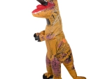 Costum gonflabil dinozaur T‑REX, maro, pentru înălțime 150–190 cm
