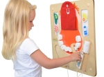 Masterkidz panou senzomotor de perete igiena gurii flex montessori